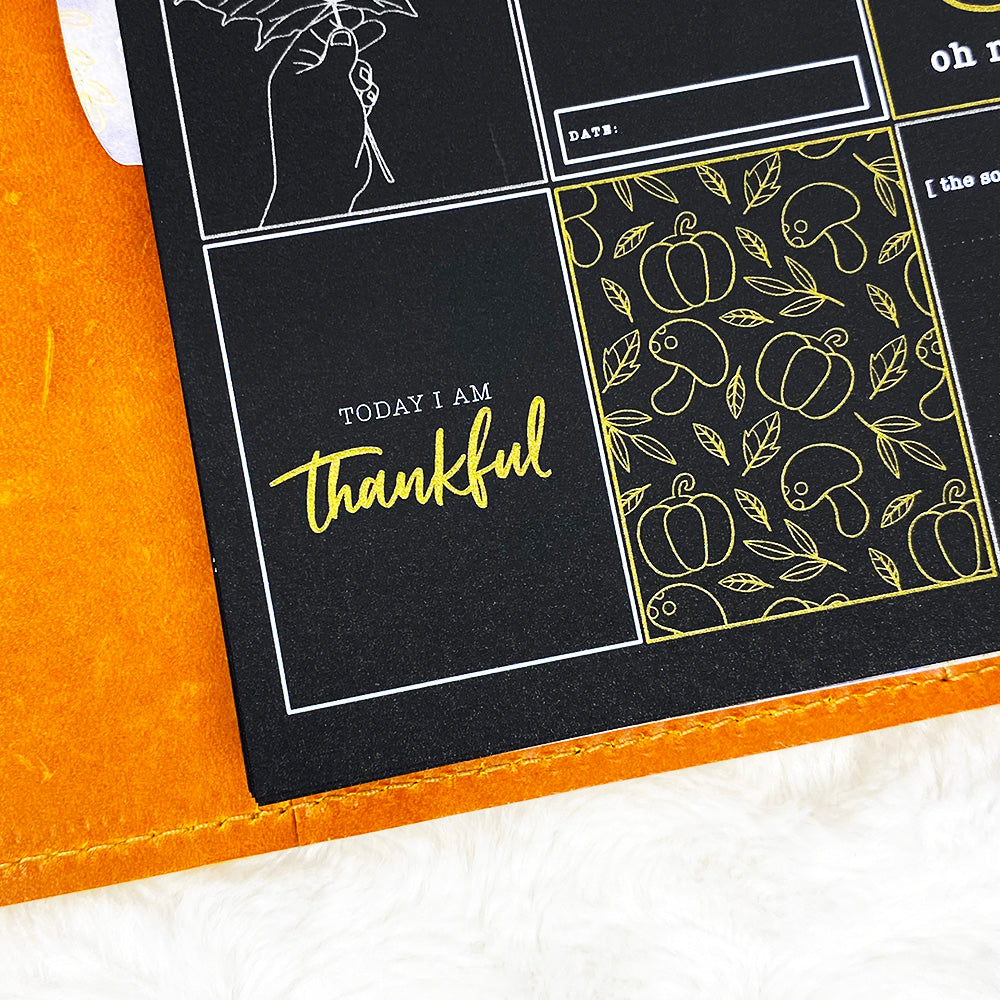 Thanksgiving Planner & Memory Keeper - 2025 | Blackout | Printed