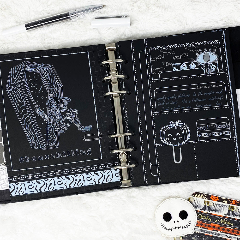 Halloween Planner & Memory Keeper - 2025 | Blackout | Printed