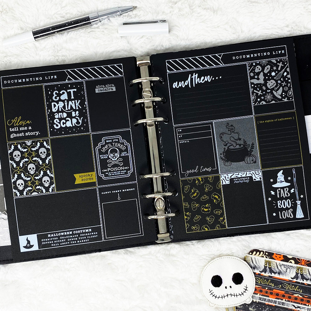 Halloween Planner & Memory Keeper - 2025 | Blackout | Printed