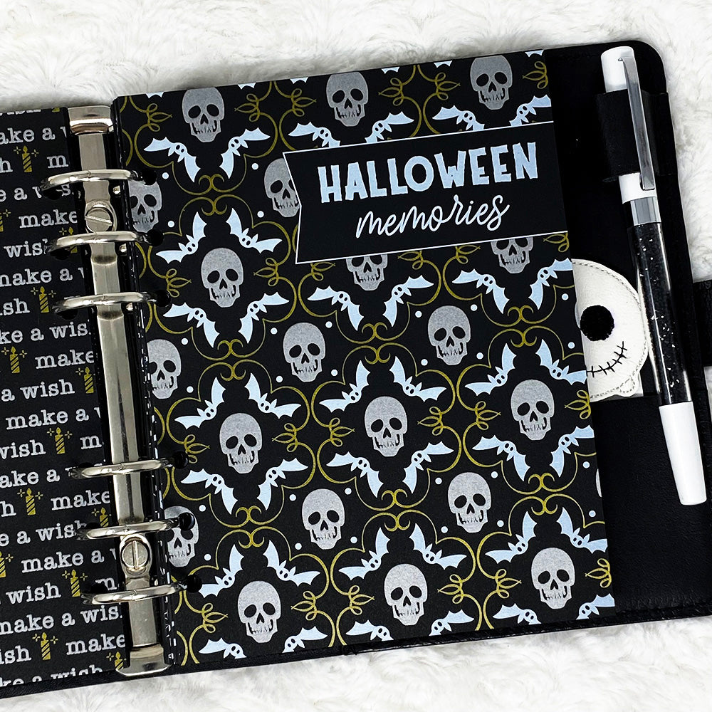 Halloween Planner & Memory Keeper - 2025 | Blackout | Printed