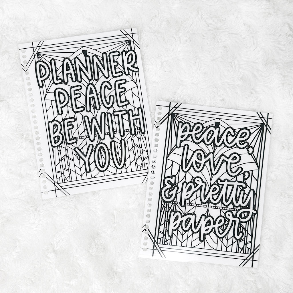 Lettered By Kim Collection | Removable Planner Cover