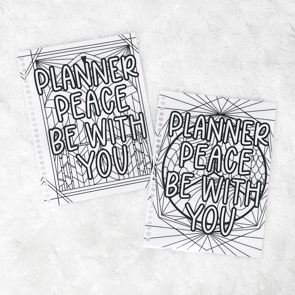Lettered By Kim Collection | Removable Planner Cover