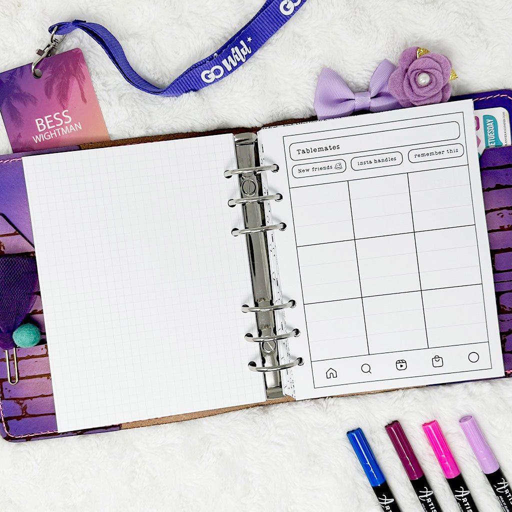 Wild Memories Insert | Go Wild 2024 Official Merchandise | Printable