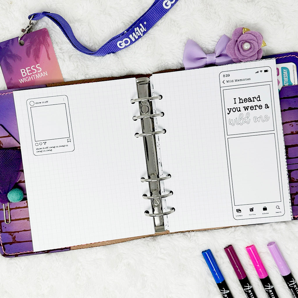 Wild Memories Insert | Go Wild 2024 Official Merchandise | Printed