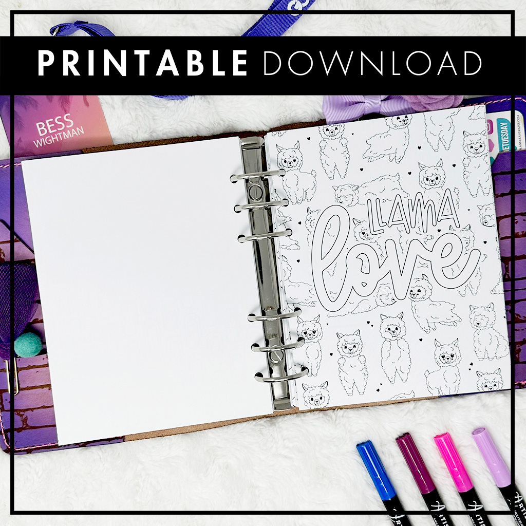 2023 Printable Coloring Planner