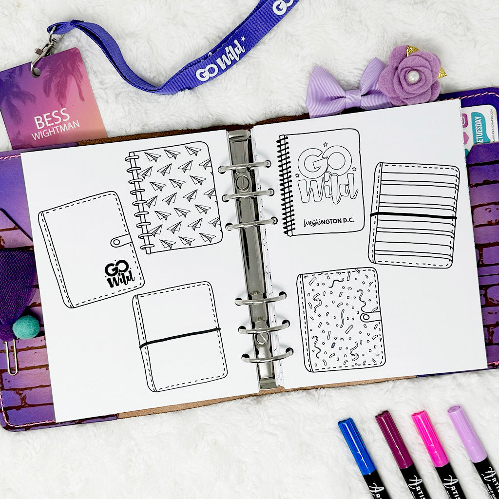 Wild Coloring Book | Go Wild 2024 Official Merchandise | Printed