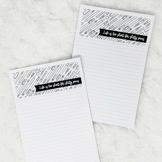 Wild Pens | Notepad | Printed