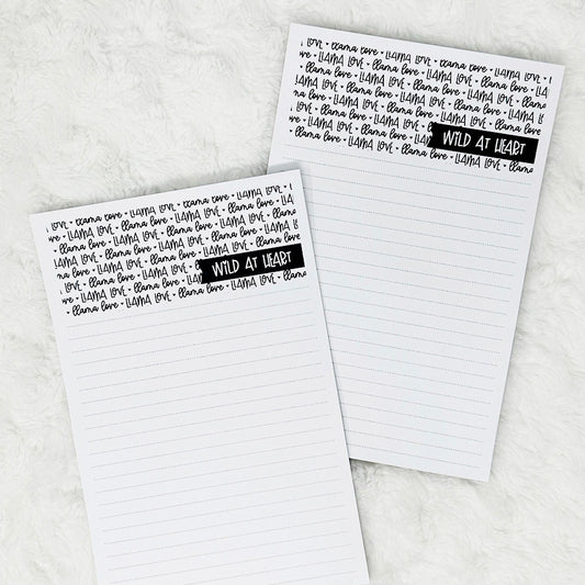 Wild At Heart | Notepad | Printed