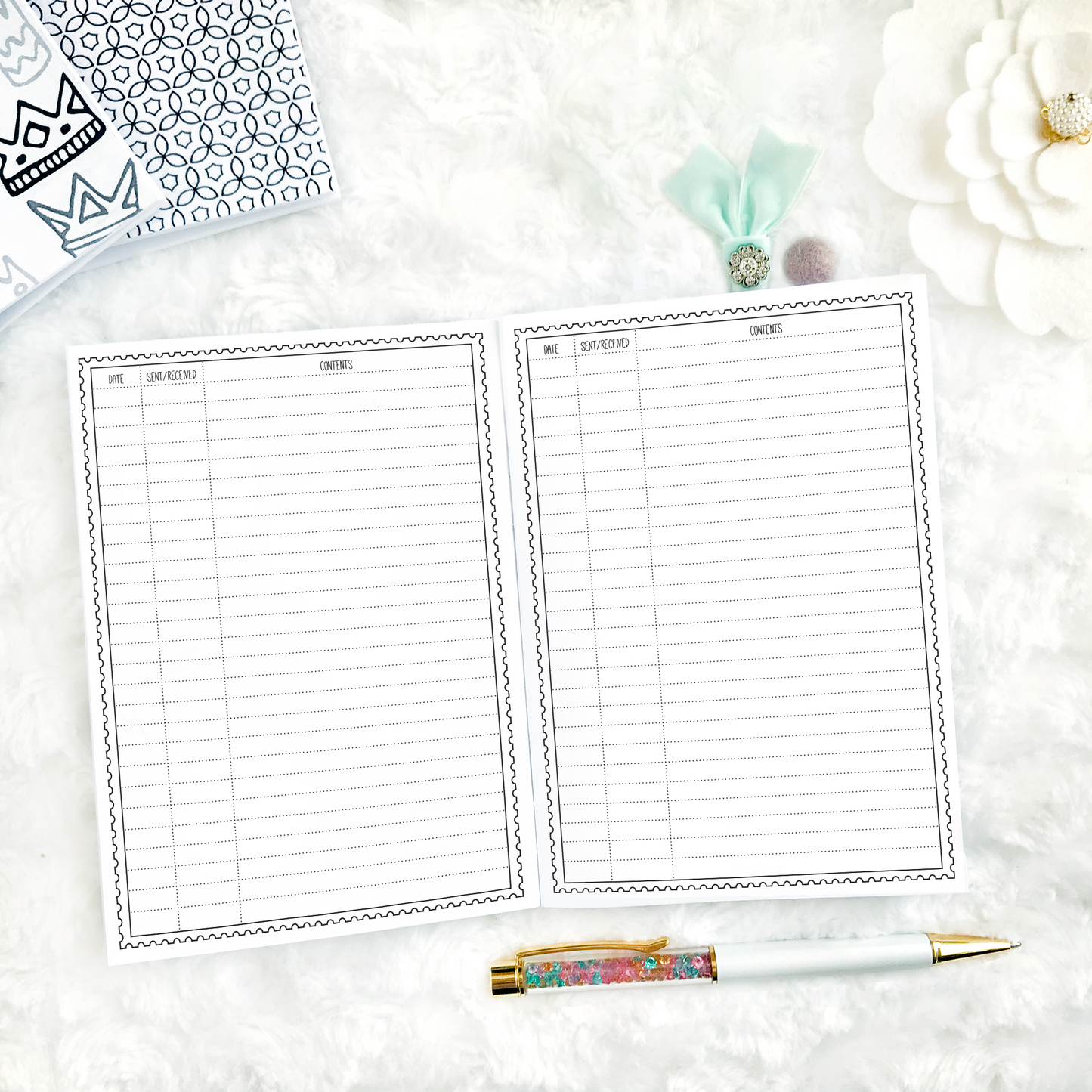 Penpal Tracker | Printable