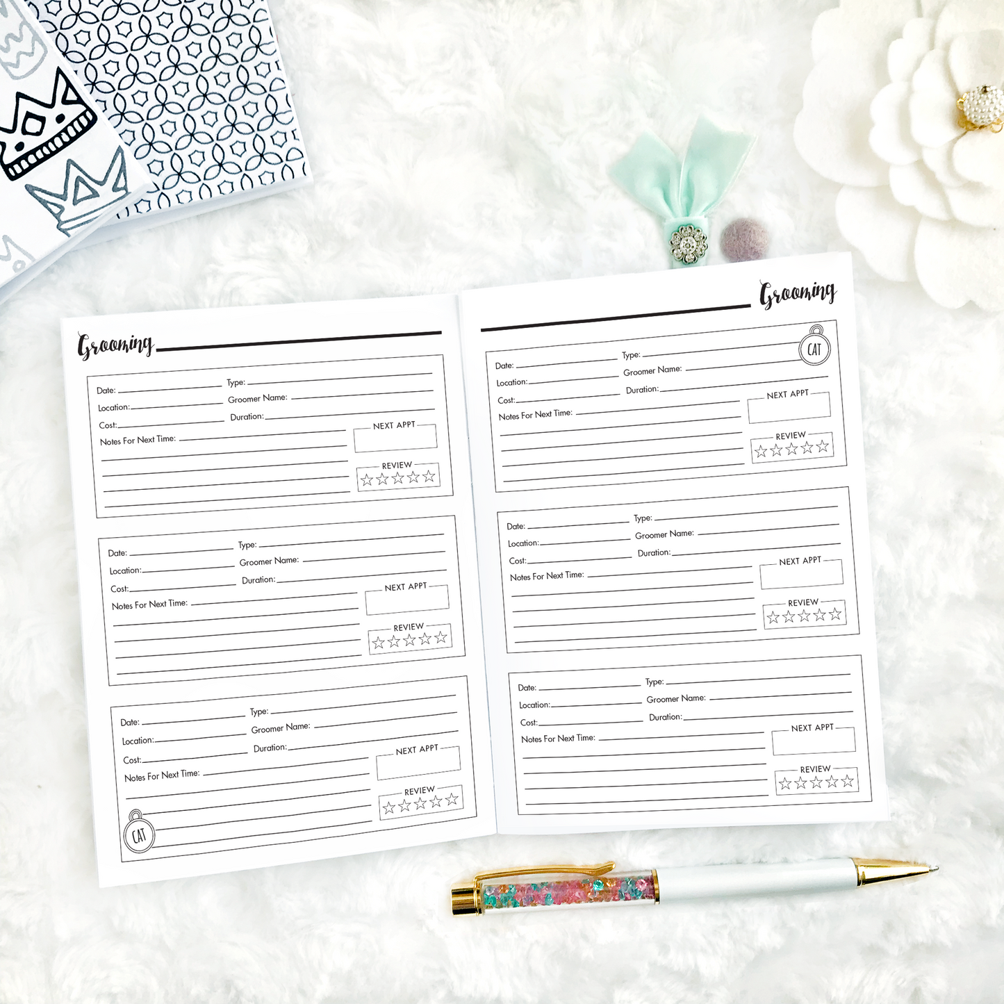 Pet Planner for Cats | Printable