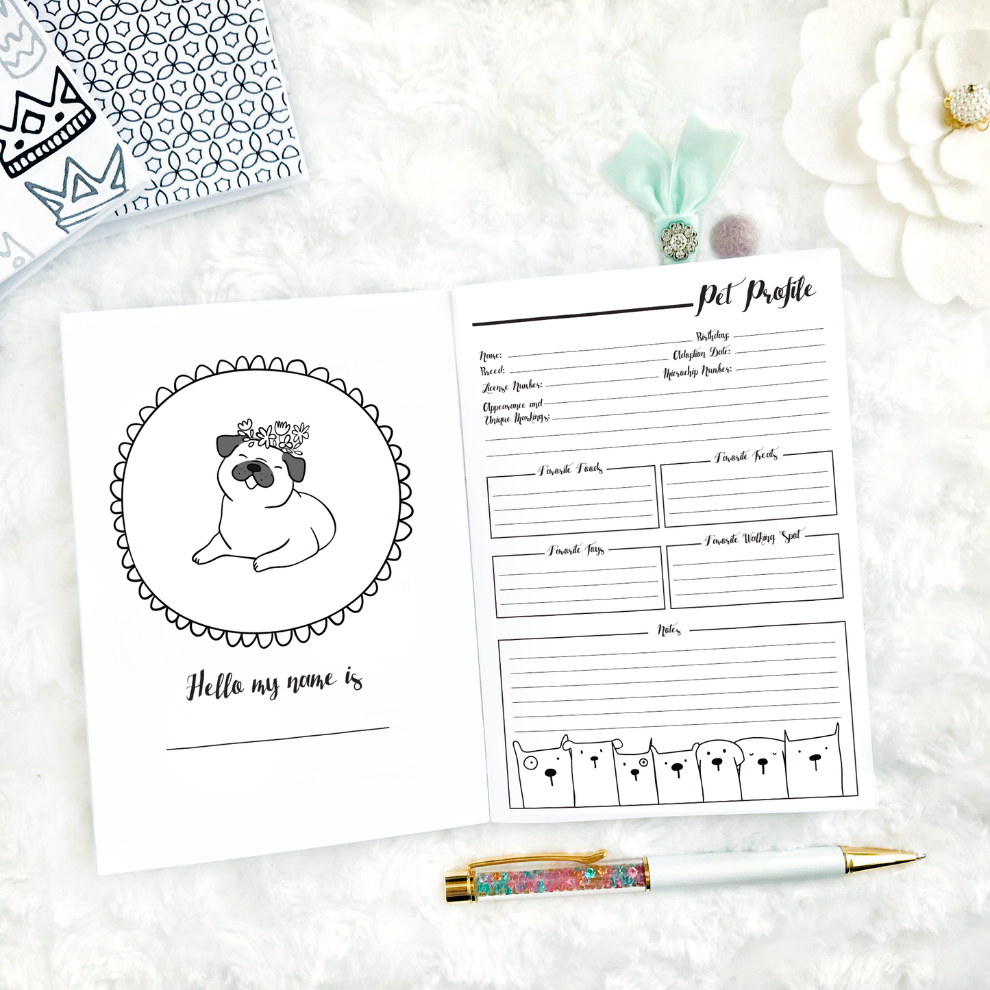 Pet Planner for Dogs | Printed