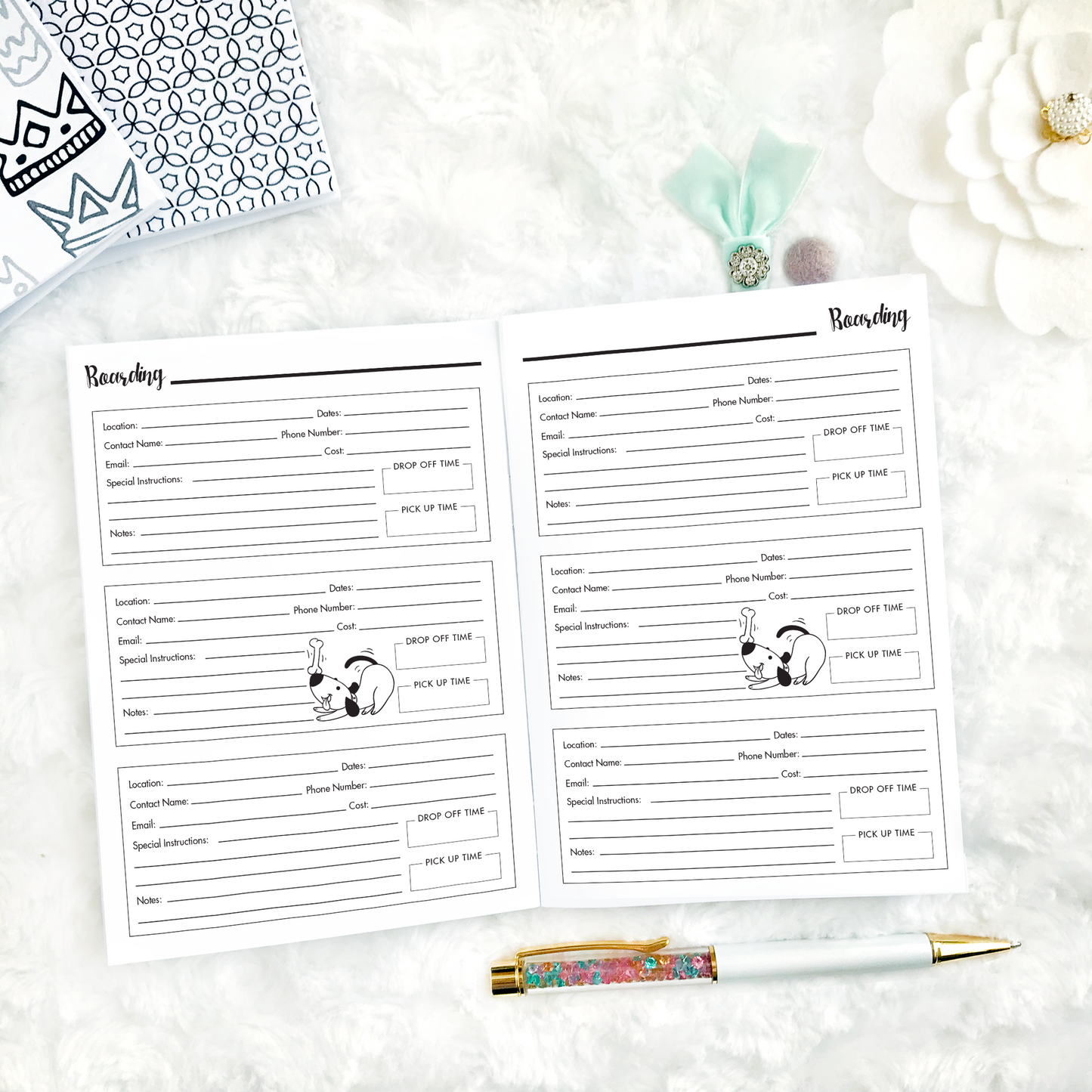 Pet Planner for Dogs | Printed