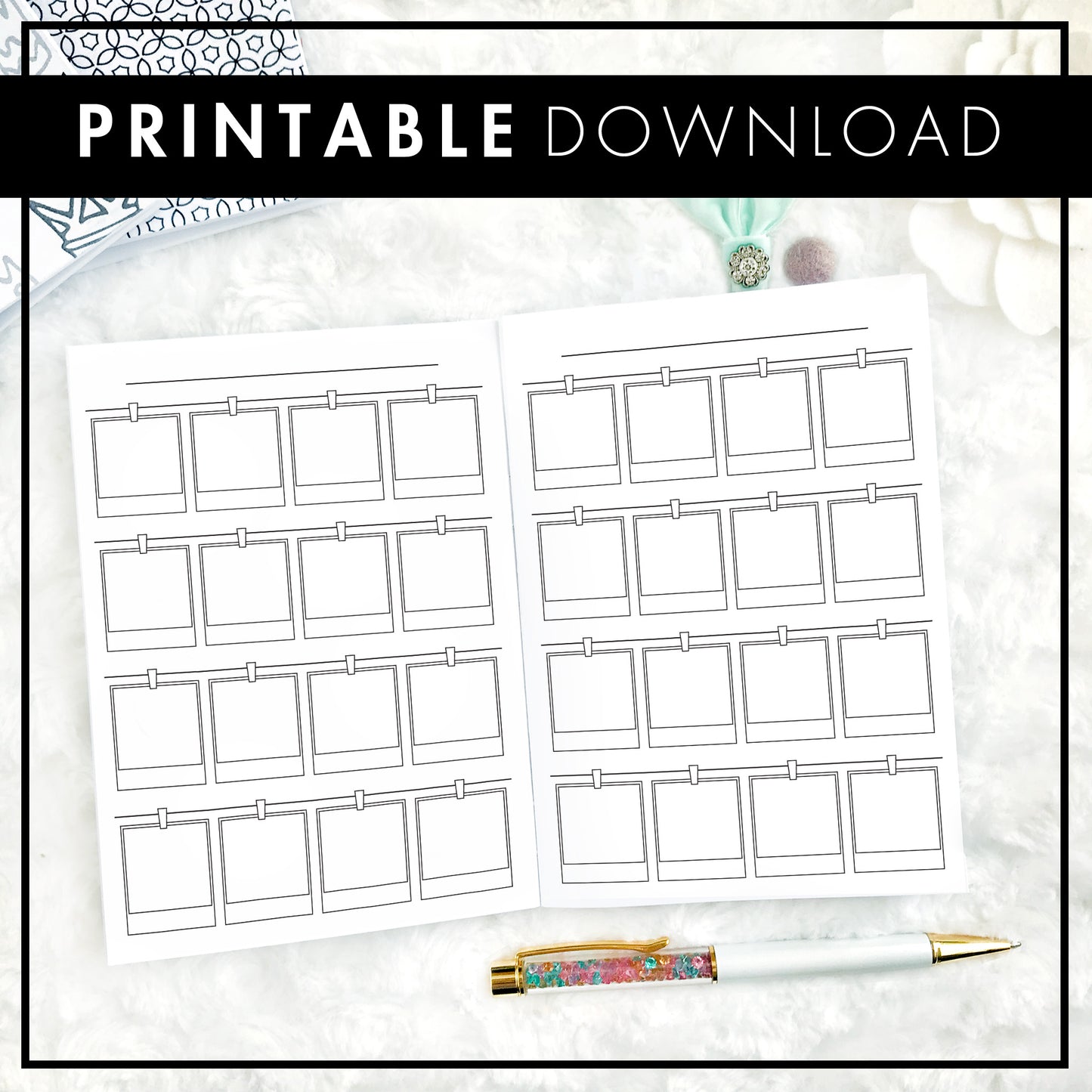 Polaroid Pages - Superfecta | Printable