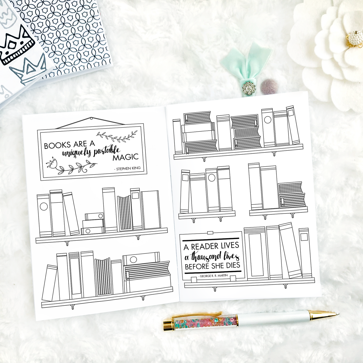 Reading Journal & Literary Log | Printed