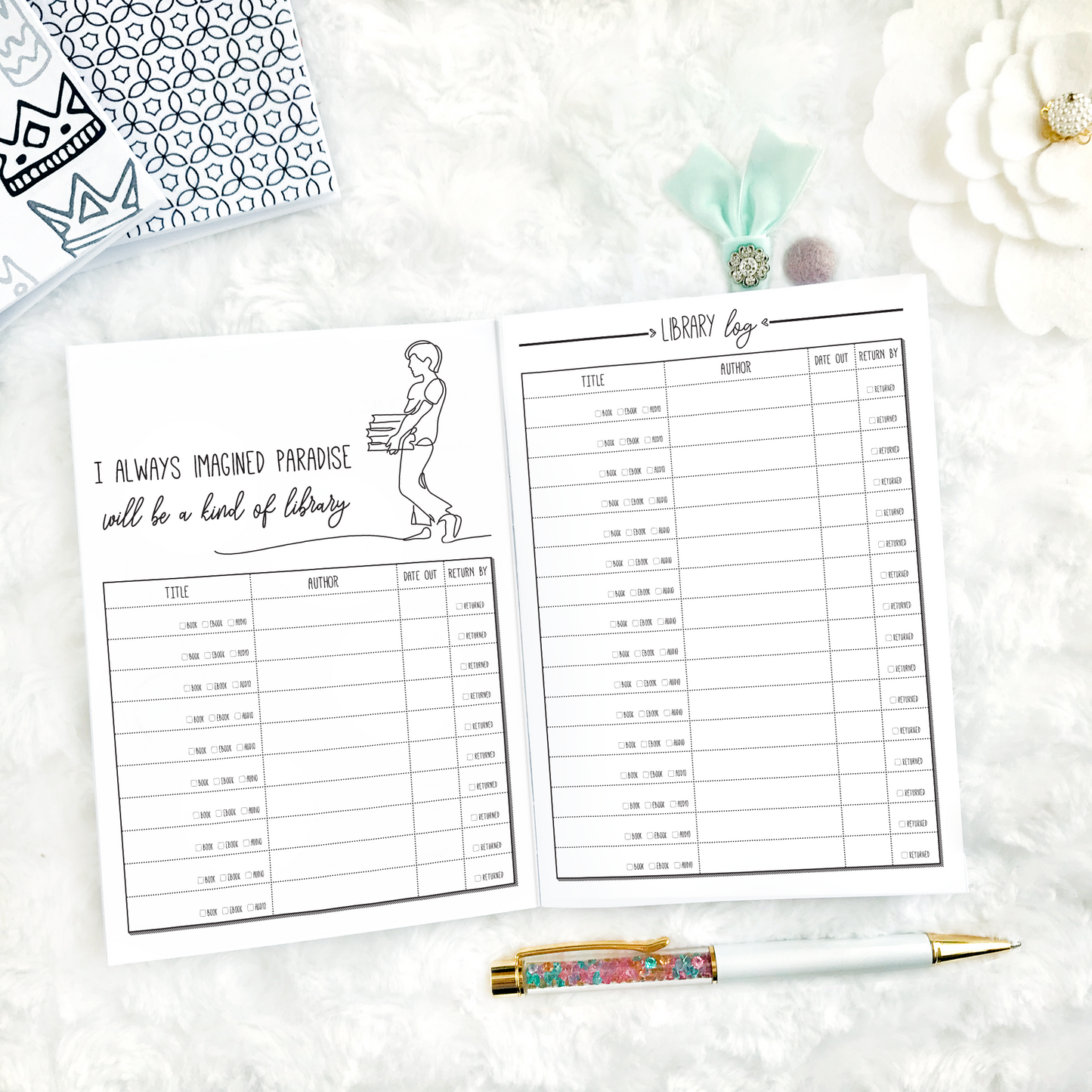 Reading Journal & Literary Log | Printable