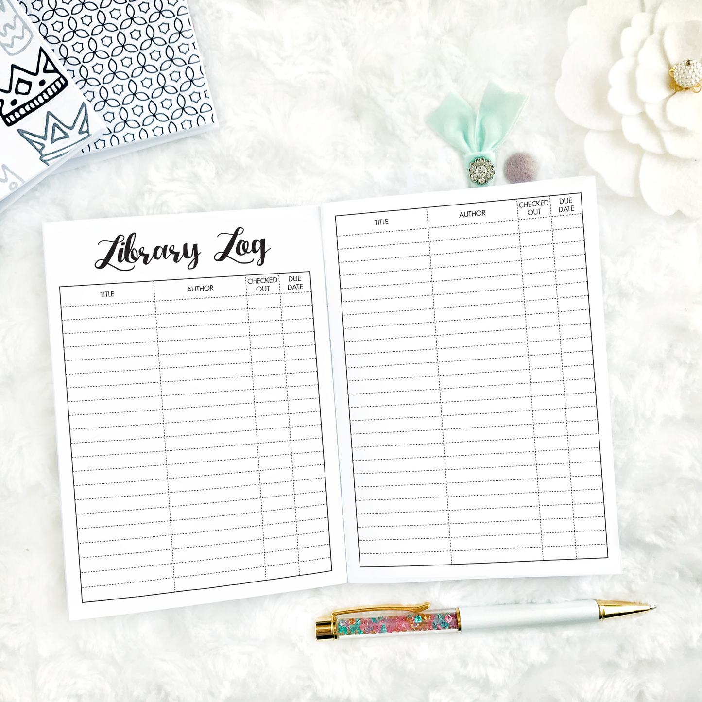 Reading Journal & Literary Log | Printable