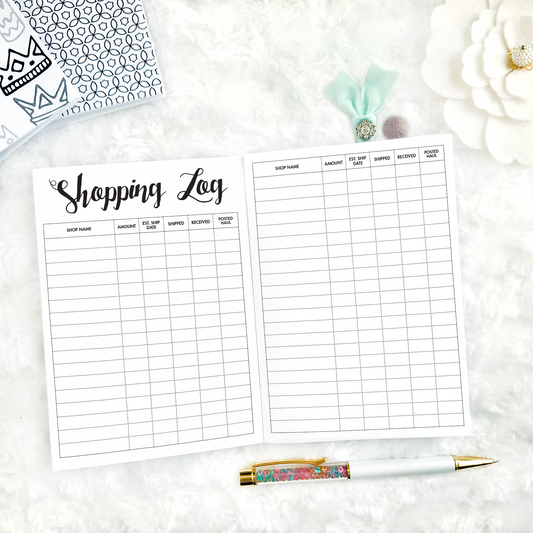 Shopping Tracker | Printed