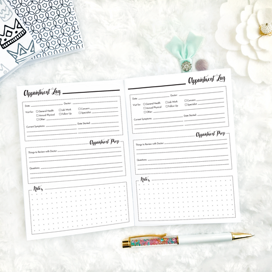 Appointment Log | Printed