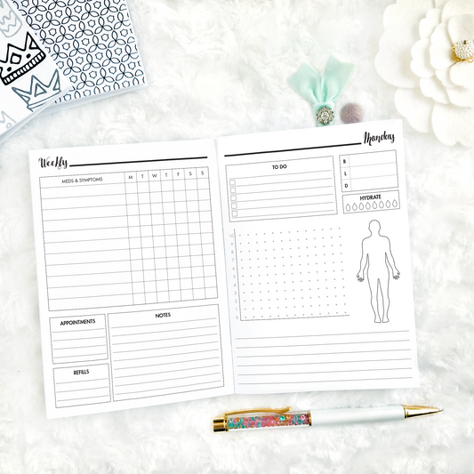 Daily Health Log | Printed