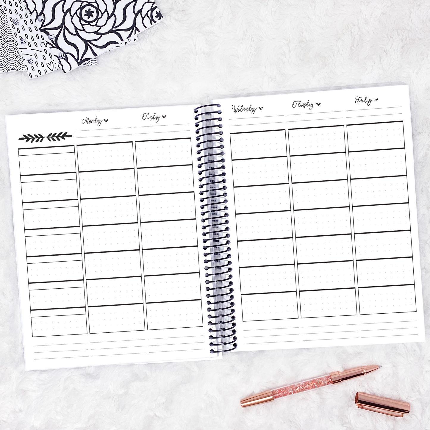 Teacher Planner Vertical - Undated | Printable