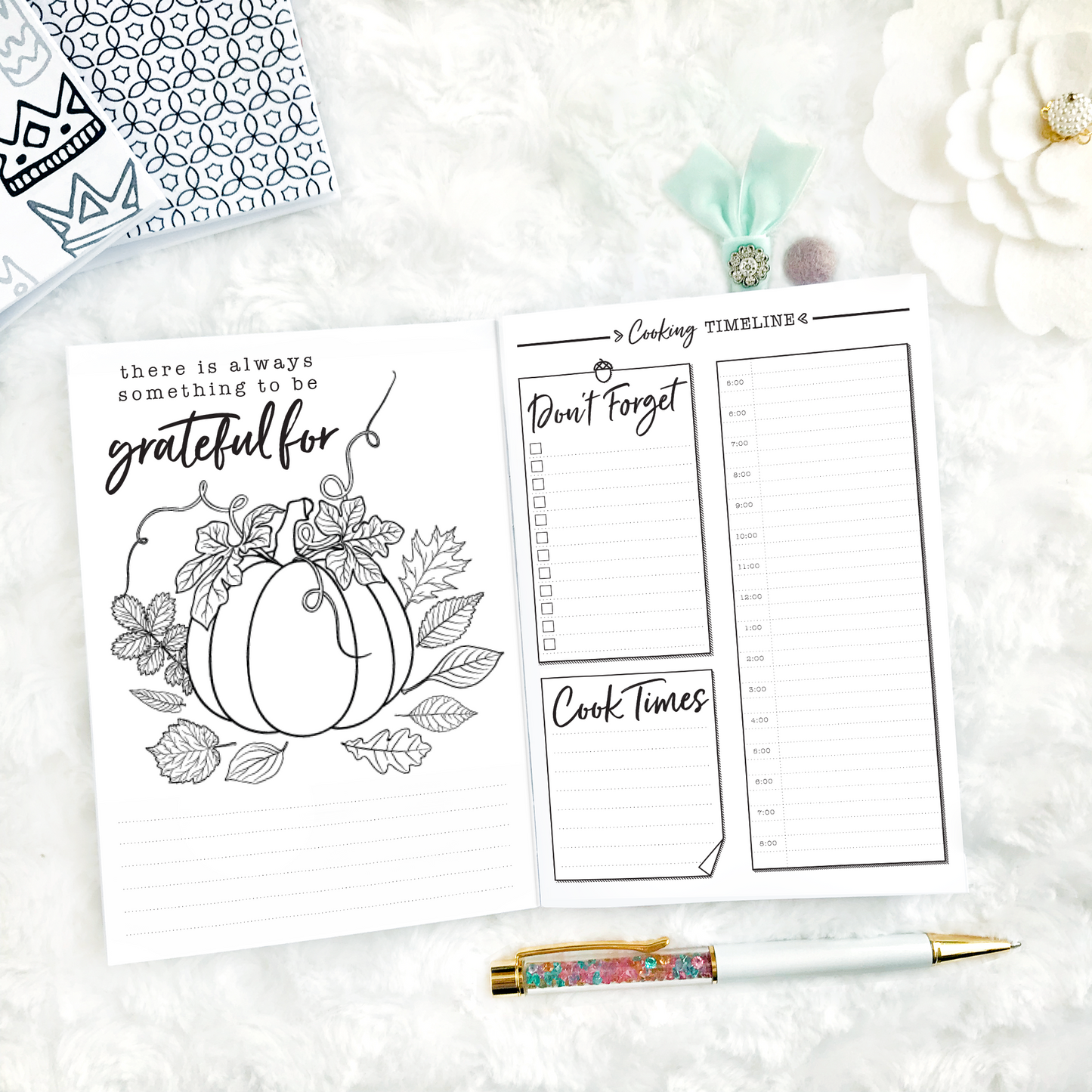 Thanksgiving Planner & Memory Keeper - 2025 | Printable