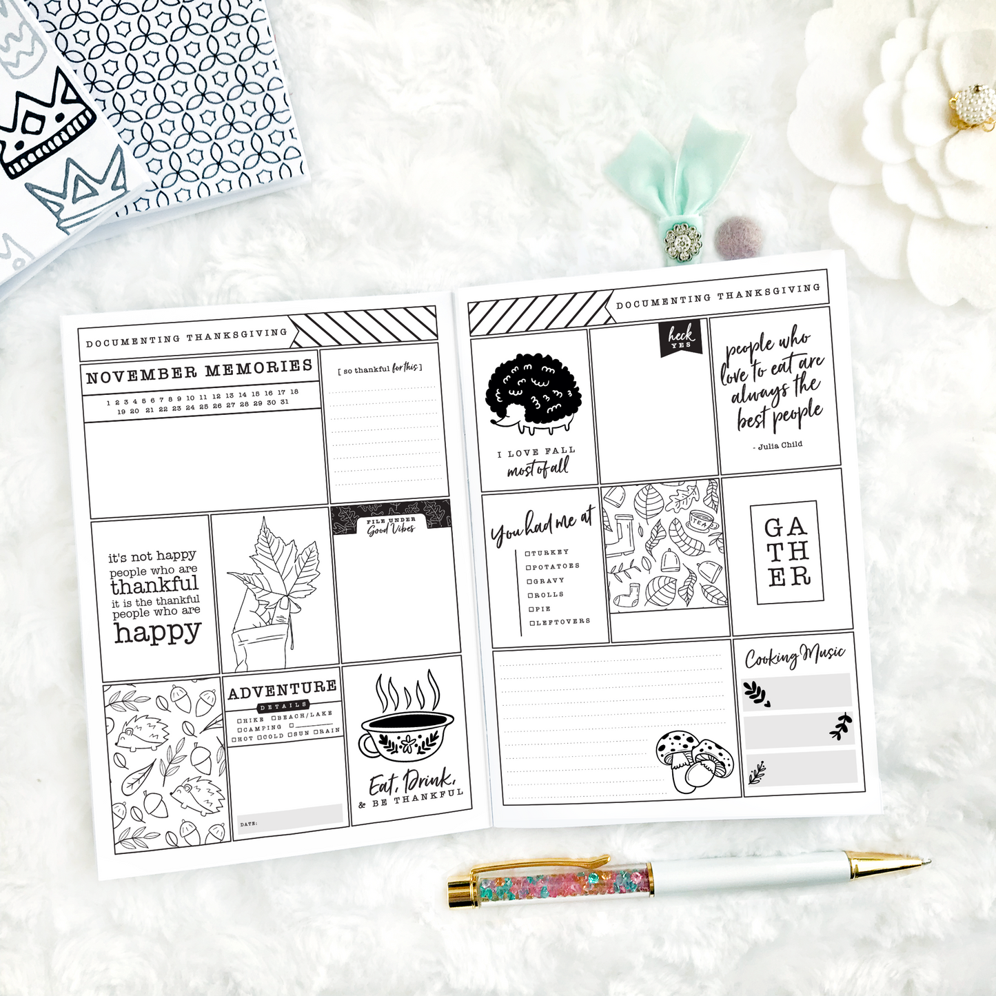 Thanksgiving Planner & Memory Keeper - 2025 | Printable