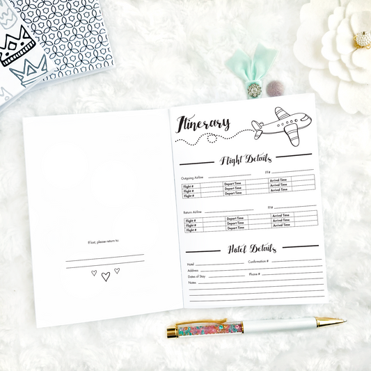 Travel Journal and Planner | Printed