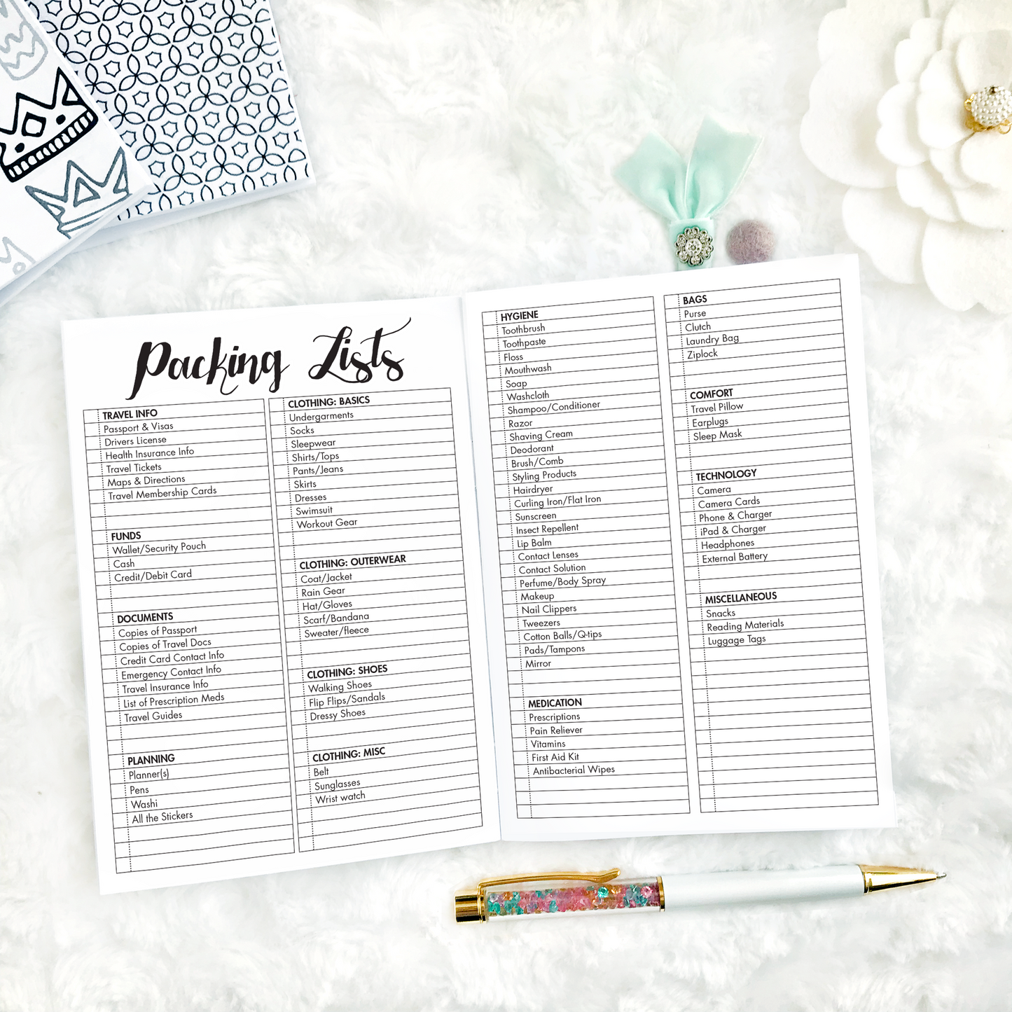 Travel Journal and Planner | Printed