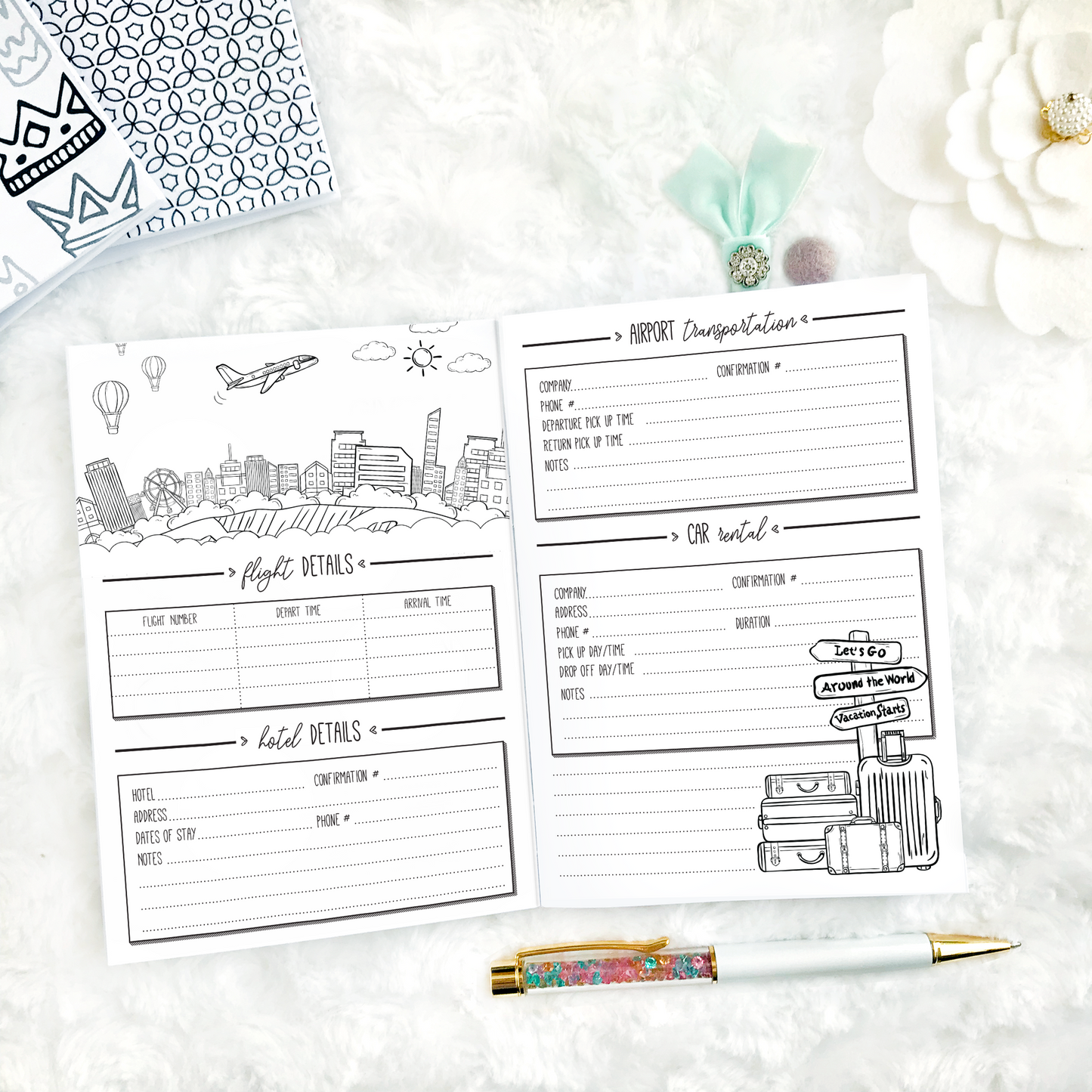 Travel Journal & Planner | Printed