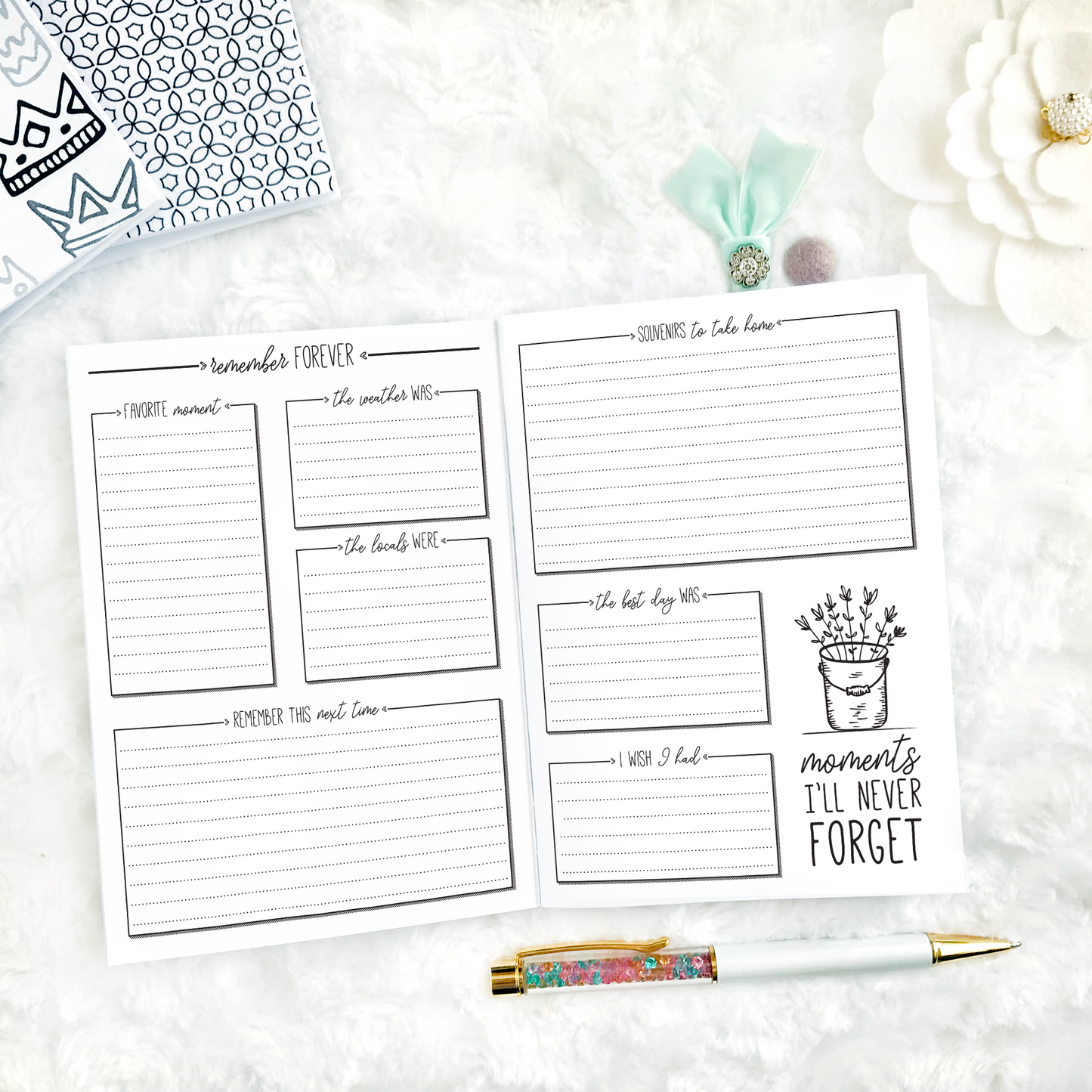 Travel Journal & Planner | Printed