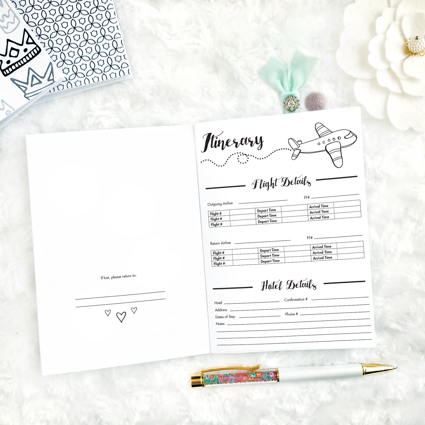 Travel Journal and Planner | Printable