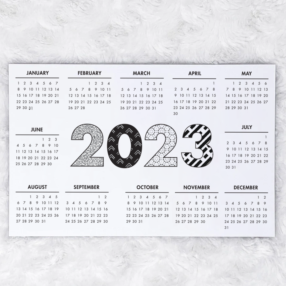 Tri-Month - Horizontal | Notepad | Printed
