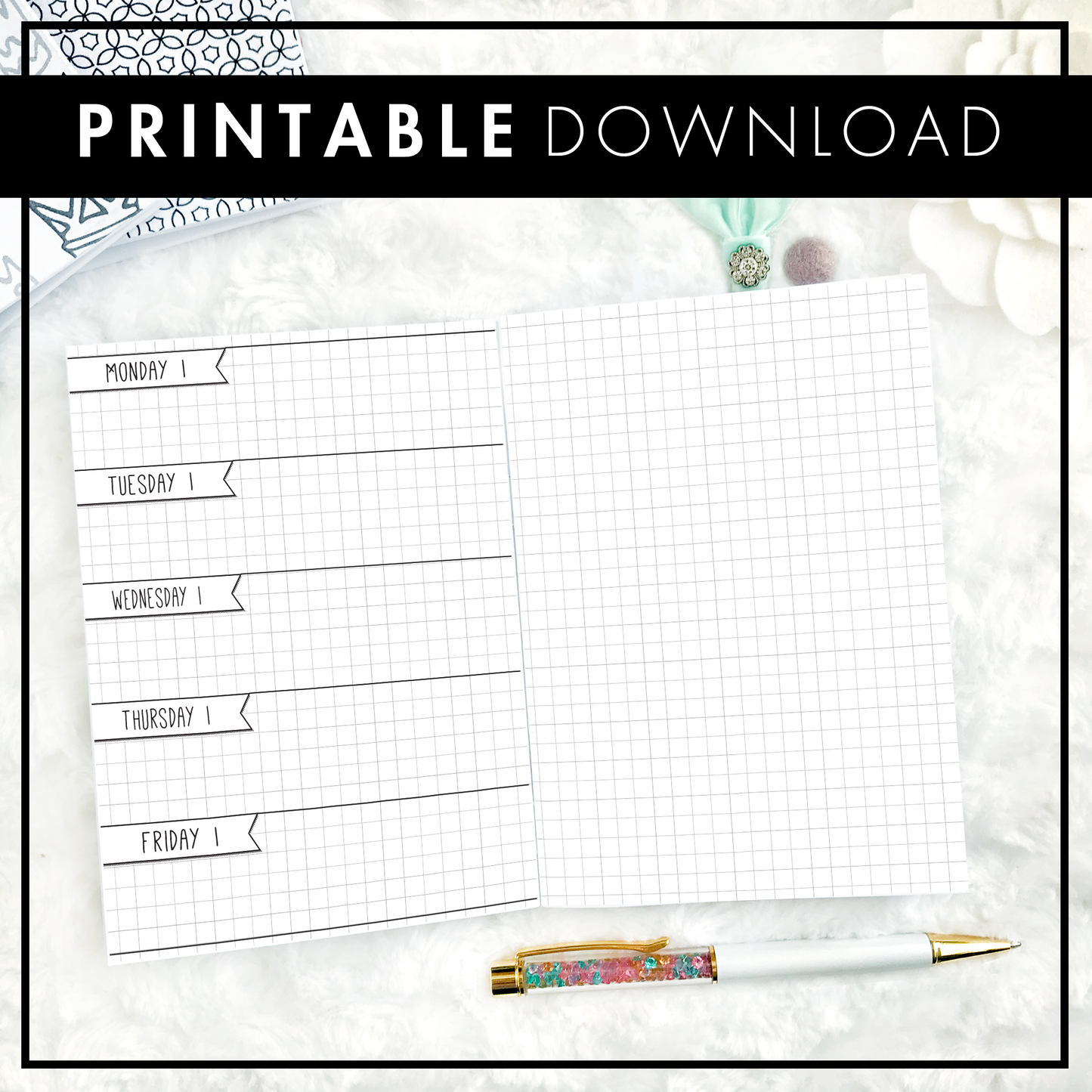 The Kate (Monday-Friday) | Printable
