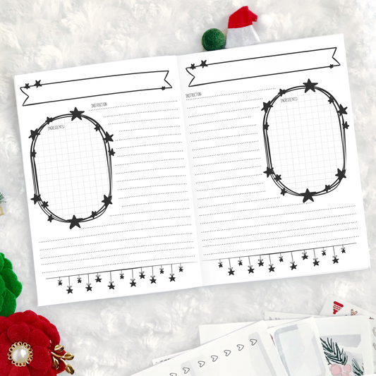 Christmas Recipes - Stars | Printed