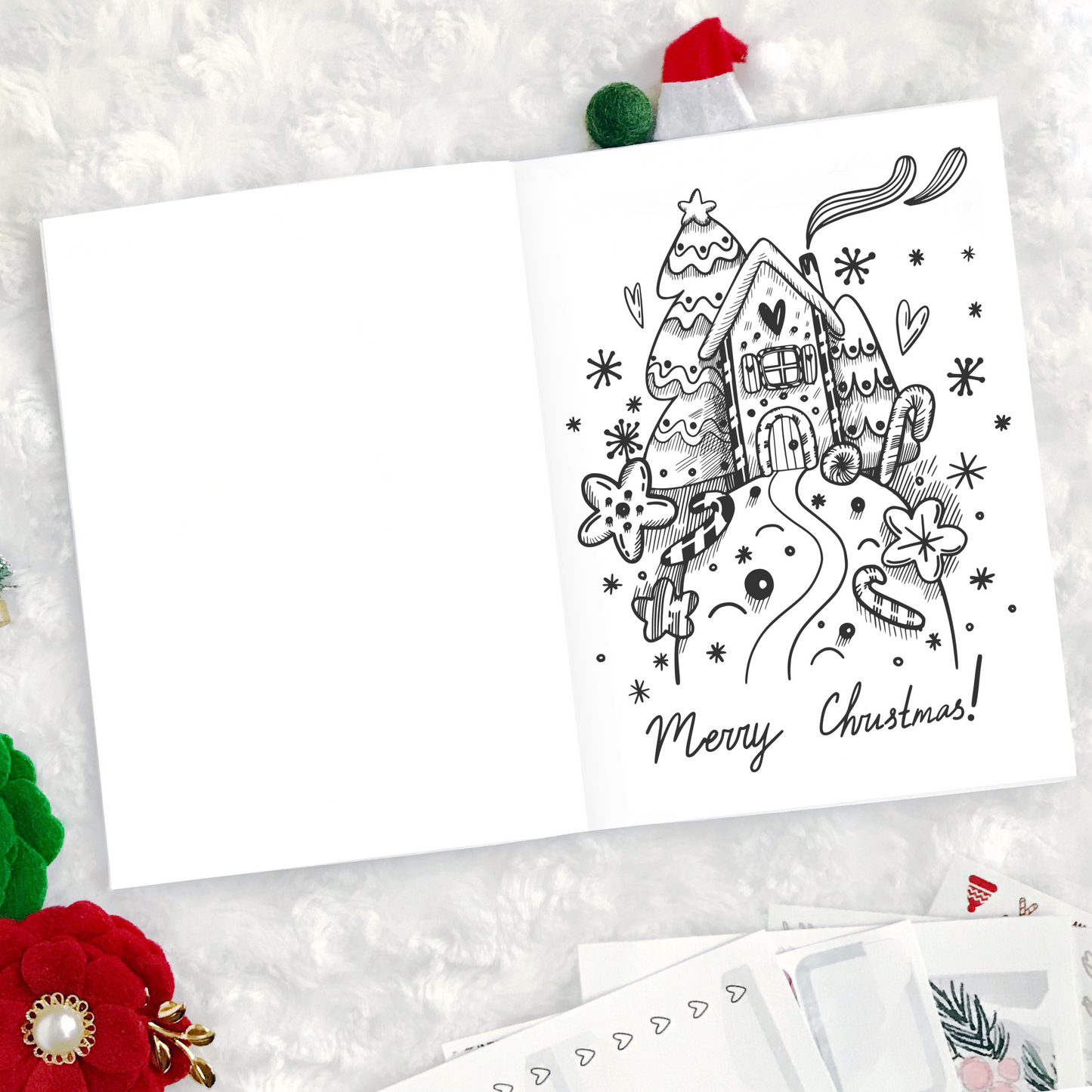 Christmas Coloring Book | Printed