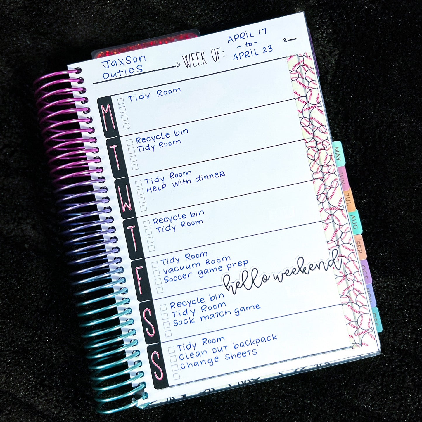 House Cleaning Planner | Printed