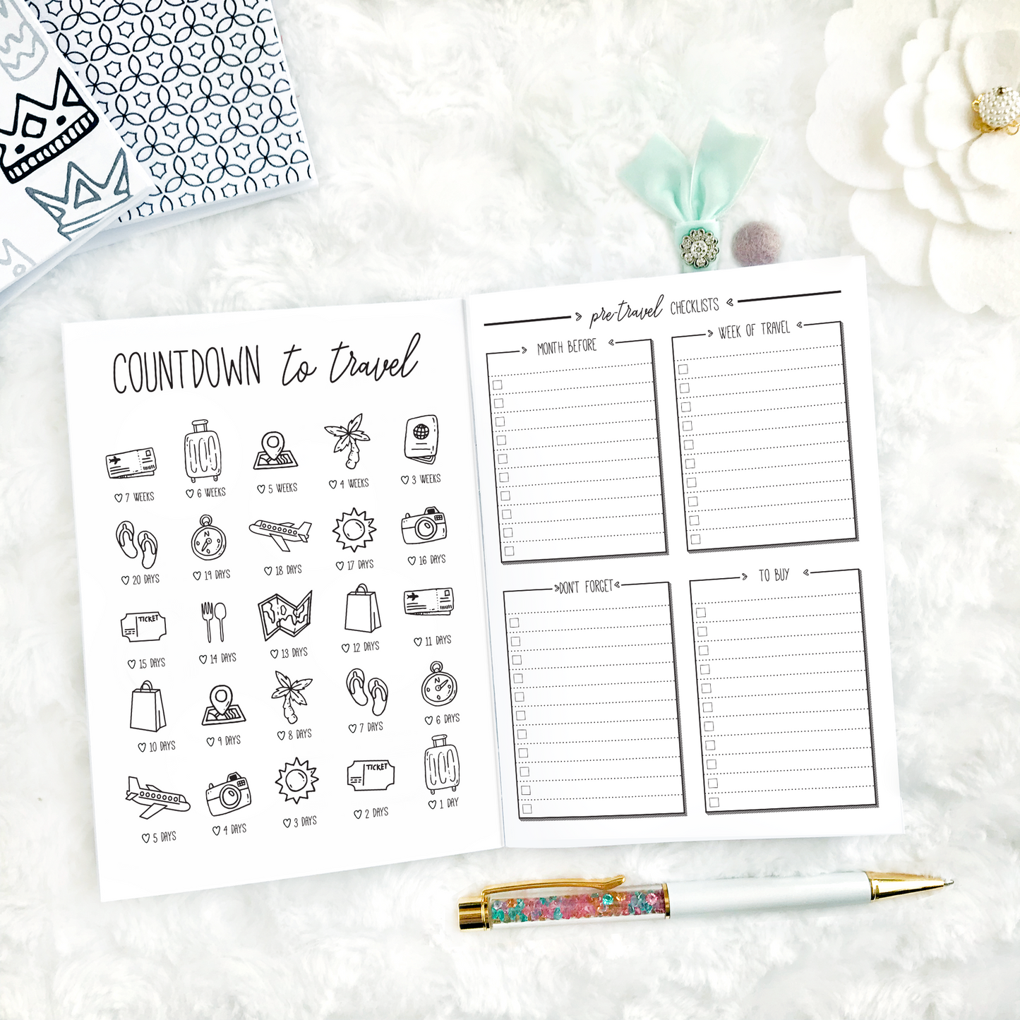 Travel Journal & Planner | Printed