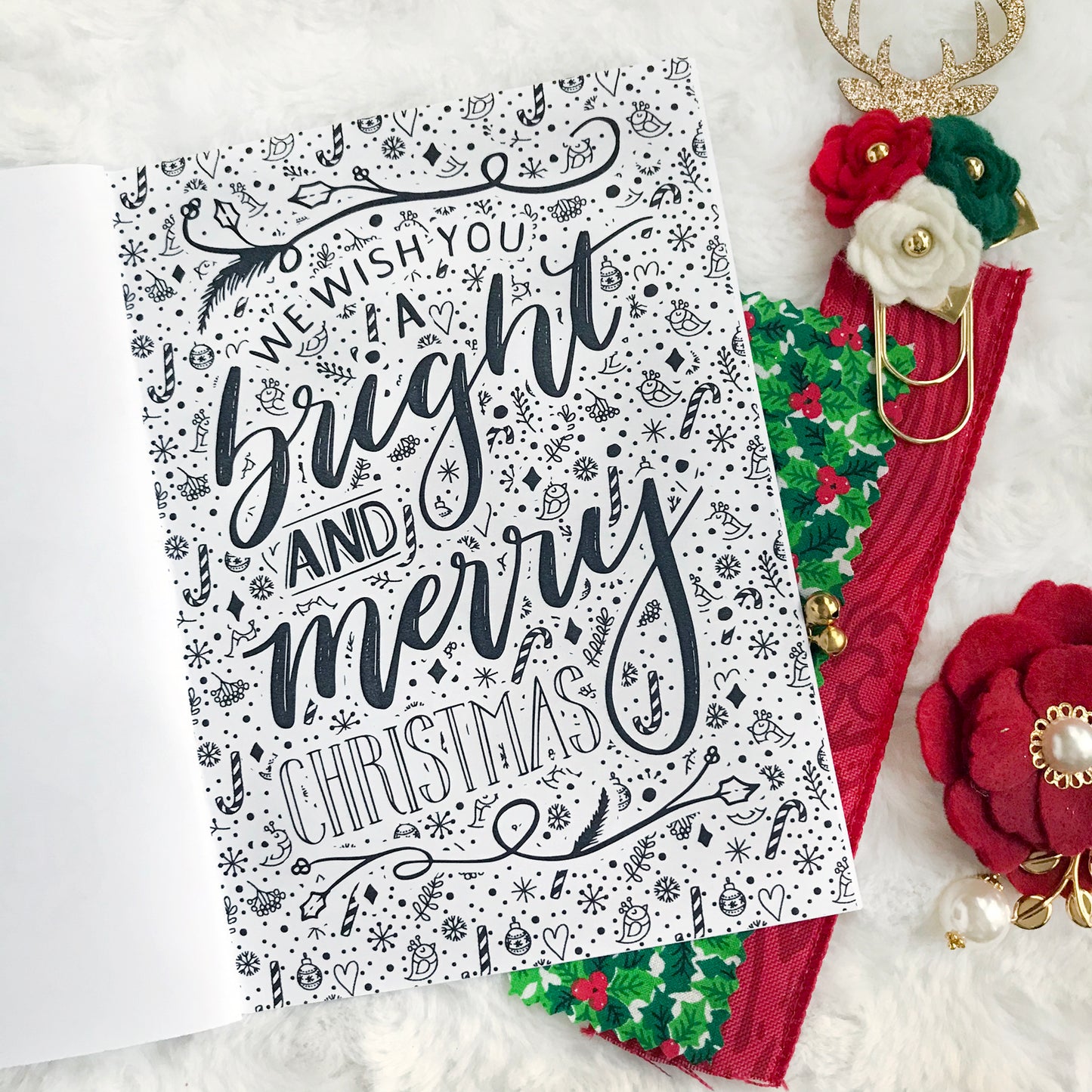 Christmas Coloring Book | Printed