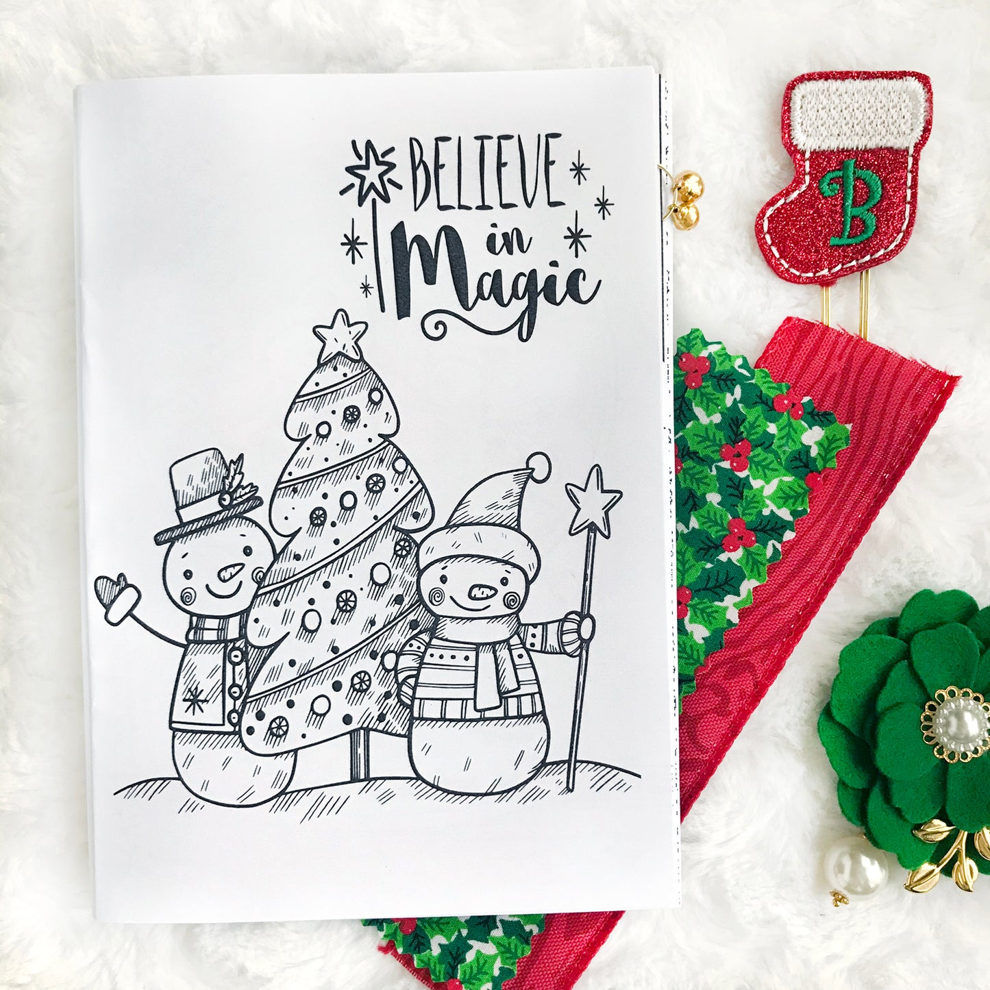 Christmas Coloring Book | Printed