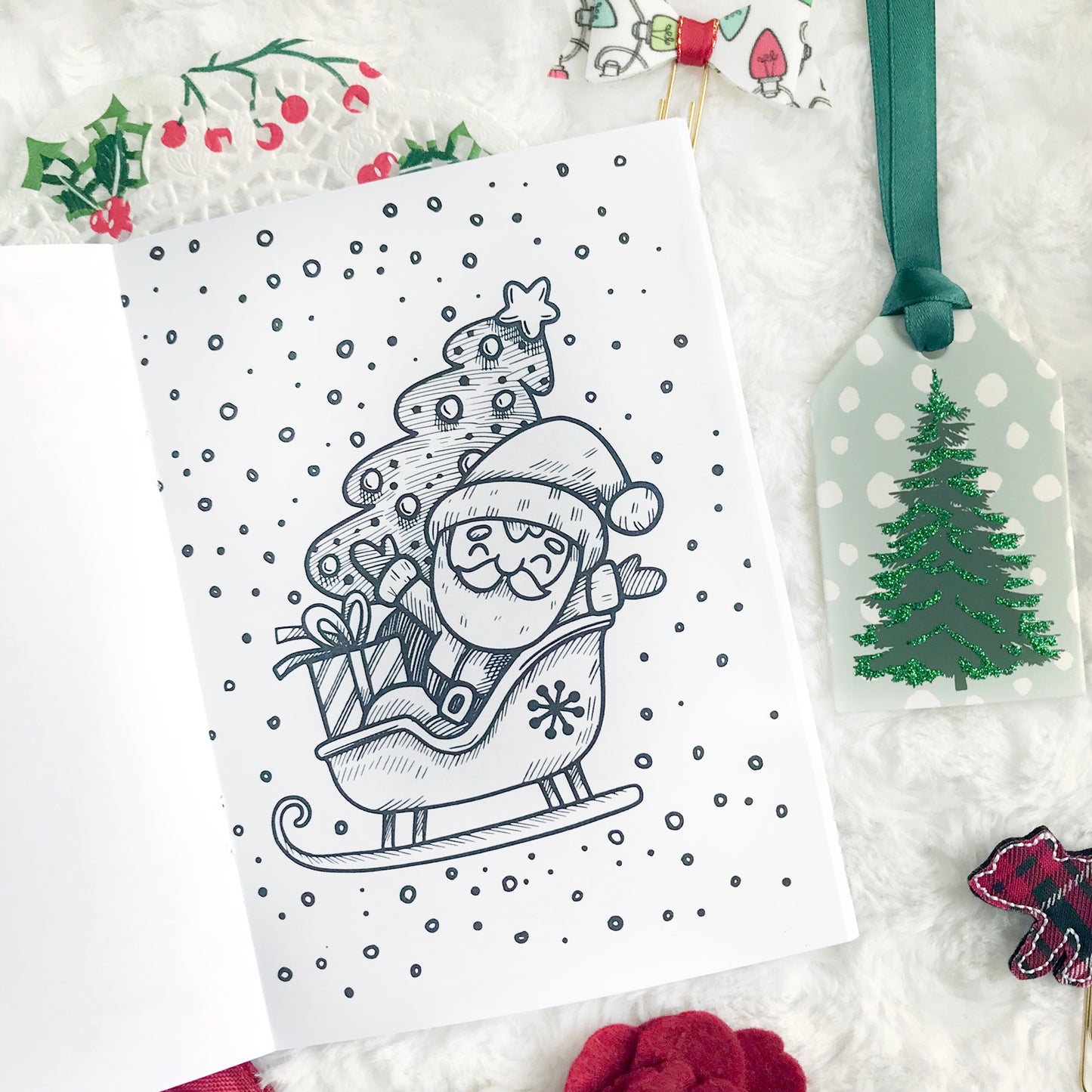 Christmas Coloring Book | Printed