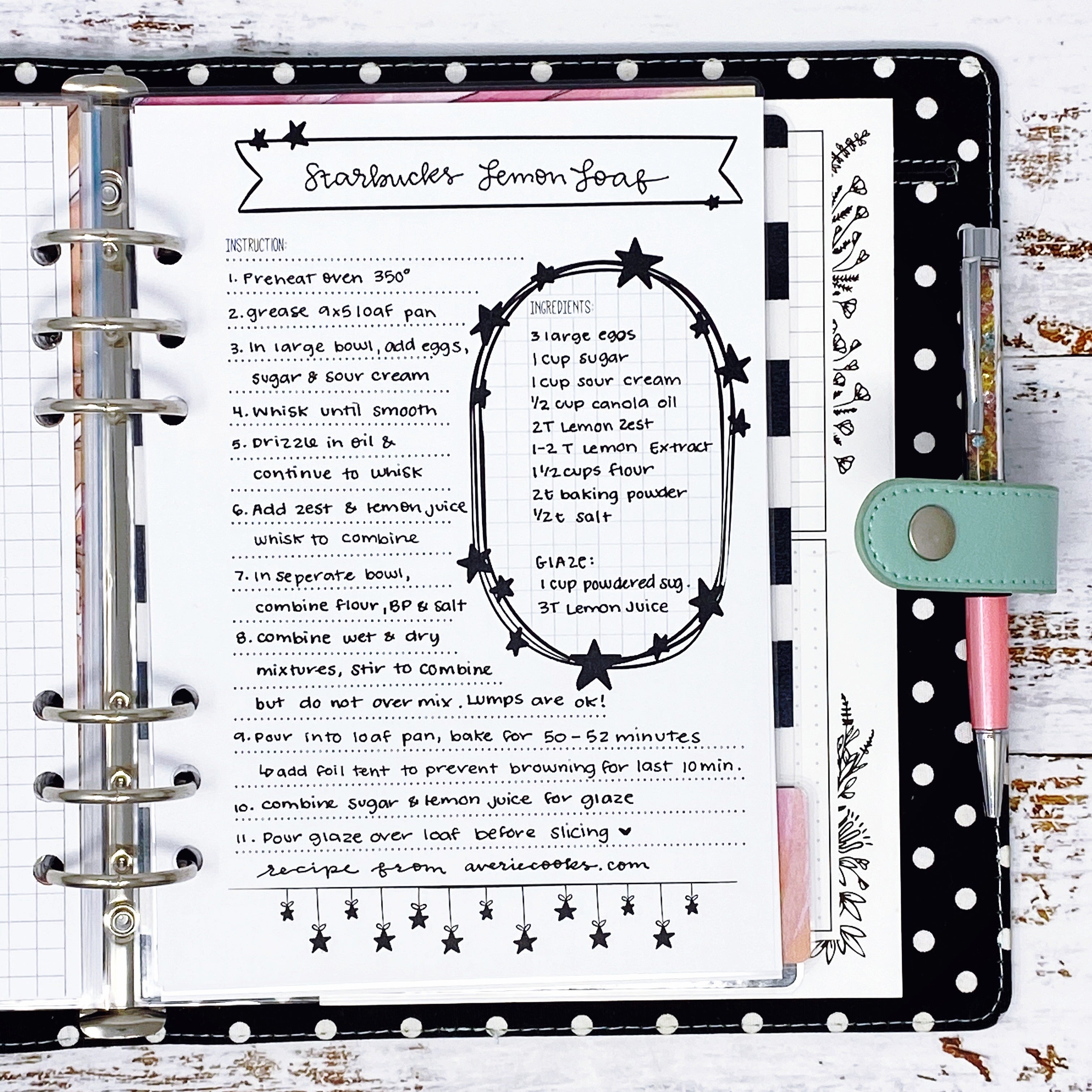 A5 Ring Planner Inserts | Large 6-Ring Refills | LPA – Lights Planner ...