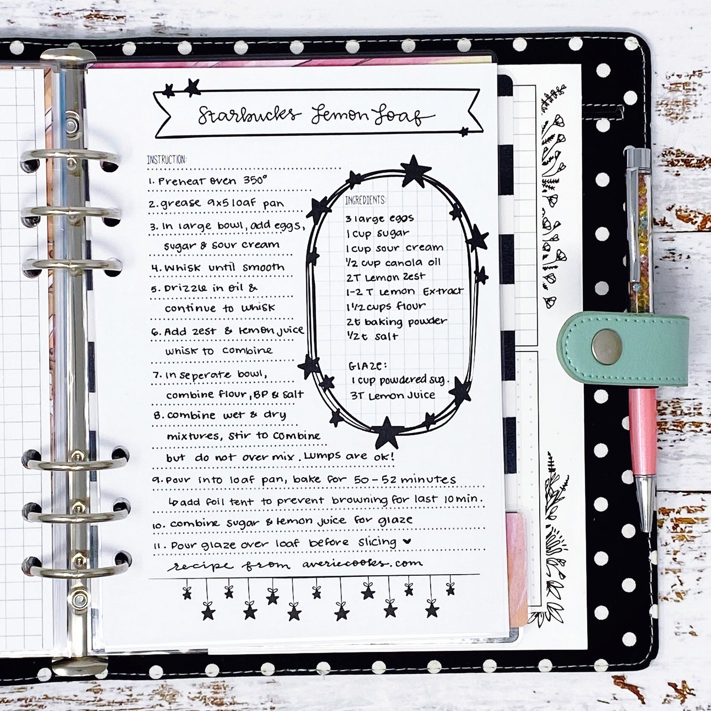 A5 Ring Planner Inserts | Large 6-Ring Refills | LPA