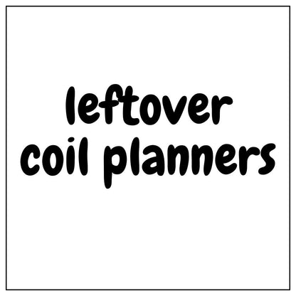 Leftover Coil Planners