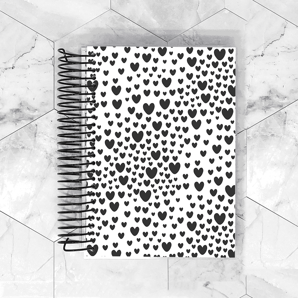 Hearts a Flutter | Removable Planner Cover