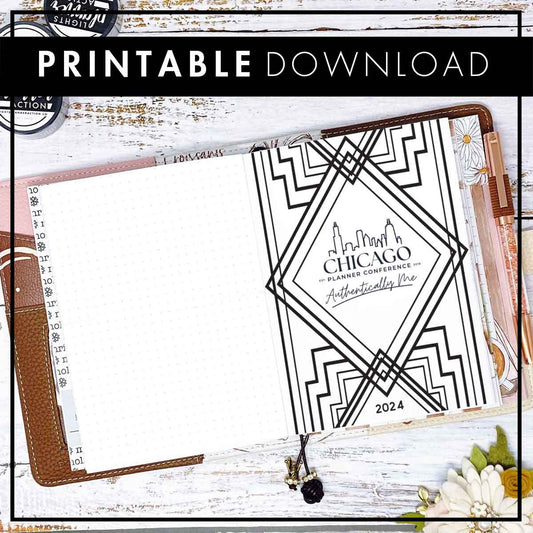 Conference Planner & Memory Keeper | Chicago Planner Conf | Printable