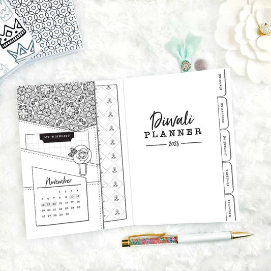 Diwali Planner & Memory Keeper - 2024 | Printed