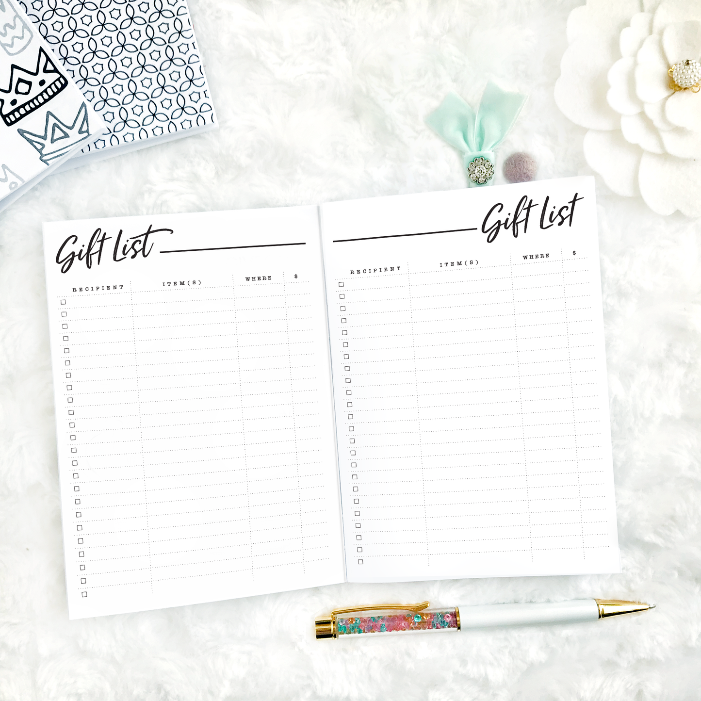 Gift Tracker | Printable