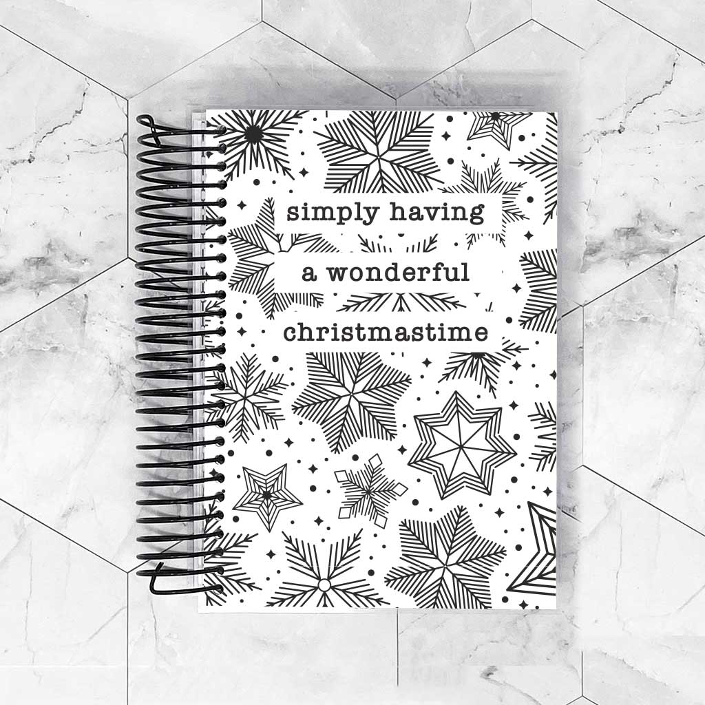 Wonderful Christmastime | Removable Planner Cover