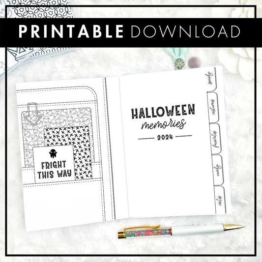 Halloween Planner & Memory Keeper - 2024 | Printable