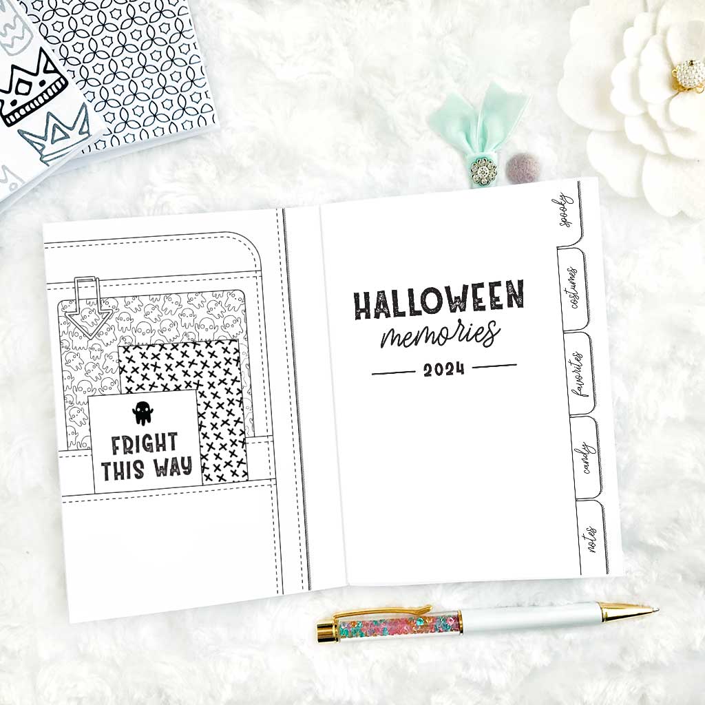 Halloween Planner & Memory Keeper - 2024 | Printed